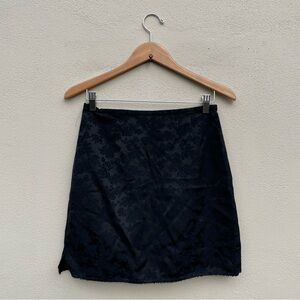 The Limited Black Floral  Skirt